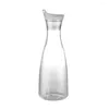 Vattenflaskor Hållbart hushåll för Cold Drink Bar Supplies Drinkware med lock Lemonade Jar Carafe Juice Pitcher Bottle Bottle
