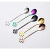 Coffee Scoops Silver Accessories Lepels Cafe Cucharas Drinkware Small Scoop Lepel Mini Tea Gold Tiny 304 Geschenken Girls