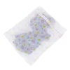 Tvättpåsar 5st/set Flower Printed Washing Mesh Bag Clothes Socks Bh Lingerie Underwear