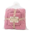 Handduk 1 Set Coral Fleece Kit Ultra Soft Water Absorbent Fast Torking Solid Color Rectangle Face Dusch Bath Washcloth