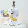 Köpek Giyim Loungewear Nefes Alabaç Pet Traction Ring Muz Siyah Polka Dotlar Pijama Küçük Orta Köpekler İçin Tulumlar