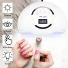 Kits 72W NEW5 PLUS UV LED Lamp Nail Dryer Sun Light Timer 10/30/60s Large Space Twohand Lamp Professional Manicure Tools