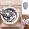 Gel nouveau coréen big sequins manucure nail art conception vernis ongle gel lacler paillettes paillettes platine paréck gel gel