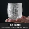 Juegos de té de té Master Cup Juego de té de lujo Glass Yinian Buddha Jianzhan Copas para el hogar Bar comedor de cocina Jardín de casas