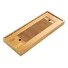 Tea Trays 1 Pc Bamboo Classic Reservoir Tray Chinese Gongfu Table Large