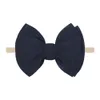 Solid Color Pre-tied Bow Tie Adjustable Bowtie for Kids Baby 22389