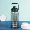 ウォーターボトル1PC 2000ML/67.62OZプラスチックカップポータブル大容量男性用女性学生用アウトドアスポーツ