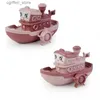 Baby Bath Toys Baby Bath Toys Cute Cartoon Ship Boat Clockwork Toy Wind Up Toy Kids Water Toys Swimming Beach Game for Children Gifts Boys Toys L48