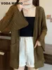 Women's Knits Fashion Simple Solid All-match Loose Elegant Leisure Sun-proof Daily Ladies Cardigan Women Hollow Out Design Summer Knitting