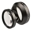 Filtres Vlogmagic 62 mm / 67 mm / 72 mm 0,43x à grand angle de fixation avec un gros plan pour les caméscopes vidéo DSLR