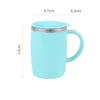 Tasses à chaleur isolation tasse tasse de café réutilisable tasse à eau à double couche à double couche bouteille multifonction Taza portable 500 ml