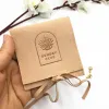 Other 100pcs 8x8cm Customized Logo Microfiber Velvet Jewelry Pouch Small Gift Packaging Organizer Bags Luxury Jewelry Drawstring Bag