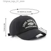 Ball Caps Retro Letter Embroidered Baseball Hat Unisex Mens and Womens Cotton Wash Button Hat Outdoor Sports Dad Hat Hip Hop Hat Q240408