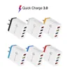 4 USB Fast Charger 5V 3A multiport travel charger plug Fast Charger Mobile For iphone 12 11 pro max Samsung Xiaomi Huawei DHL5336410