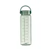 Water Bottles Silicone Handle Bottle Portable Sports Cup 500ml Leak-proof With Scale For Men Travel