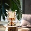 Candle Holders Pillar Holder Windproof Luxury Wide Base Candlestick