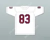 Benutzerdefinierte Namensnummer Ted Hendricks 83 Hialeah Senior High School Vollblut White Football Trikot 1 Top-S-6xl