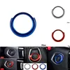 New for 1 2 3 4 Series X1 F48 F20 F21 F30 F32 F33 F34 F36 F45 F46 Car Engine Start Button Stickers Ignition Key Ring Trim Cover