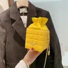 Bag Sewing Grid Box Pu Leather Crossbody For Women 2024 Chain Drawstring Shoulder Designer Handbags And Purses