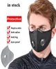 Masques de cyclisme DHL Ship One Filtre 5 couches PAD avec des filtres de masque de carbone activés INSERT DE MOUPS MOUCHE SUR LE MASSE 8668831