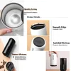 Thermos Cup Coffee Insulated Stainless Steel Thermal Glass Mug Sport Bottle with Compartment Water White 400500ml 240402