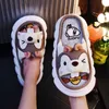 HBP Non-Brand Dropshipping Custom Indoor Cartoon Slippers Unisex Cute Lovely Bedroom Home Slippers for Men Women