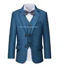 Jungen formelle grüne Kleideranzug Set Kinder Hochzeits Geburtstagsfeier POFORY COSTEUM KINDER BLAZER VEST HOBS BIETIE OUTFIT 240401