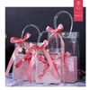 Gift Wrap 10pcs Transparent Handheld Bags And Candy Box Packaging Sets Wedding Party Birthday Favours For Guest