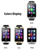 Nytt för iPhone 6 7 8 X Bluetooth Smart Watch Q18 Mini Camera för Android iPhone Samsung Smart Phones GSM Sim Card Pouch Screen4959599