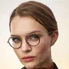 Lunettes de soleil Frames 2024 Titanium Ultralight Screw Eyeglasses Acetate Lunes Handmade Mens Mens Women Myopia Rx ABLE