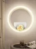 Wandlampe Acryl LED Leuchten Luxus nordisches Schlafzimmer am Flur Wohnzimmer Balkon Eitelkeitsdekoration Gang Beleuchtung