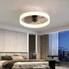 Ceiling Light Fans AC DC Fan Bedroom Lamp Lighting For Living Room Decorative Lamps Ventilated Silent With Remote Control