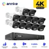 Système Annke 8MP Ultra HD Poe Video Security System 4k 16ch NVR 12X 8MP TRAPORDANCE IP CAMERA IP DÉTECTION DE VÉHICULE HUMAIN