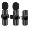 Mikrofone Mini Lavalier Wireless Mikrofon Tragbares Telefon Mic Live Broadcast Gaming Audio -Videoaufnahme Mikrofon für iPhone Samsung Xiaomi
