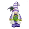 Party Decoration Scandinavian Lavender Gnomes Handsewn Tomtes Figurer stor plysch gåva för kvinnor Familjekollega barn barn droppe