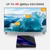 ボックスH96ミニV8スマートテレビボックスアンドロイド10.0 RK3328A 4K 3Dメディアプレーヤー2160P最大60fps H96mini V8ビデオデコーダーセットトップボックス