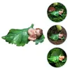 Tuindecoraties Fairy standbeeld ornament Modellen Flower Sculpture Baby ornamenten Resin Desktop Decor