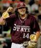 Mississippi State Bulldogs maglia da baseball Colton Ledbetter Hunter Hines Amani Larry Slate Alford Bryce Chance Luke Hancock Maglie MSU cucite personalizzate