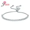 Bracelets de charme Top Vendor Femmes 925 Siltling Silver Korean Trend Cumbic Zirconia Réglable Pulsera Mujer Bijoux en gros en gros