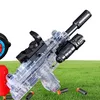 Uzi Blaster Manual Soft Bullet Submachine Plastic Gun Toy с пулями для детей взрослые мальчики на открытом воздухе.