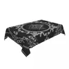 Toalha de mesa toalha de mesa retangular FIT 45 "-50" Elastic Edge Mason Capas de maçom