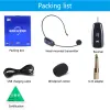 Microfones UHF Universal Wireless Headset Audio 2.4G Headset Microphone Bluetooth Power Amplifier Home Audio and Video Equipment