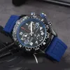 الرجال الفاخرين يشاهدون Avenger Quartz Endurance Pro Designer Watch Chronograph Montre عدة ألوان مطاطية معصم الرسغ الرسمي SB048