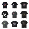 Herenontwerper T -shirts voor mannen 555 T -shirt katoen Kort Mouw Crew Neck Print Geometrische Hip Hop Rock Losse grafische T -shirt Sweatshirt