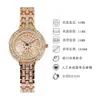 Fashionable Round Time Running Watch Women's All Sky Star Rose Gold Korean Edition Trend