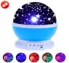 Night Night Light Projector Star Moon Sky Sky Girling Battery Operado Bedroom Lâmpada de cabeceira para crianças Bedroom de bebê4114964