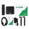 Box UGOOS AM6 AM6B PLUS WIFI6 AMLOGIC S922XJ SMART ANDROID 9.0 TV BOX DDR4 4GB RAM 32GB ROM 1000M LAN BLUETOOTH 4K HDメディアプレーヤー