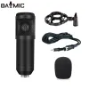 Microphones BM800 Microphone micro à condenseur avec stand de support de support POP Filtre