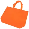 20 pièces / lot Impression personnalisée Sac non tissé / sac à provisions portable pour promotion et publicité 80g tissu 240402