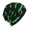 Berets Scary Green Bat Skullies Beanies Hats Spring Unisex Street Cap Warm Thermal Elastic Bonnet Knitting